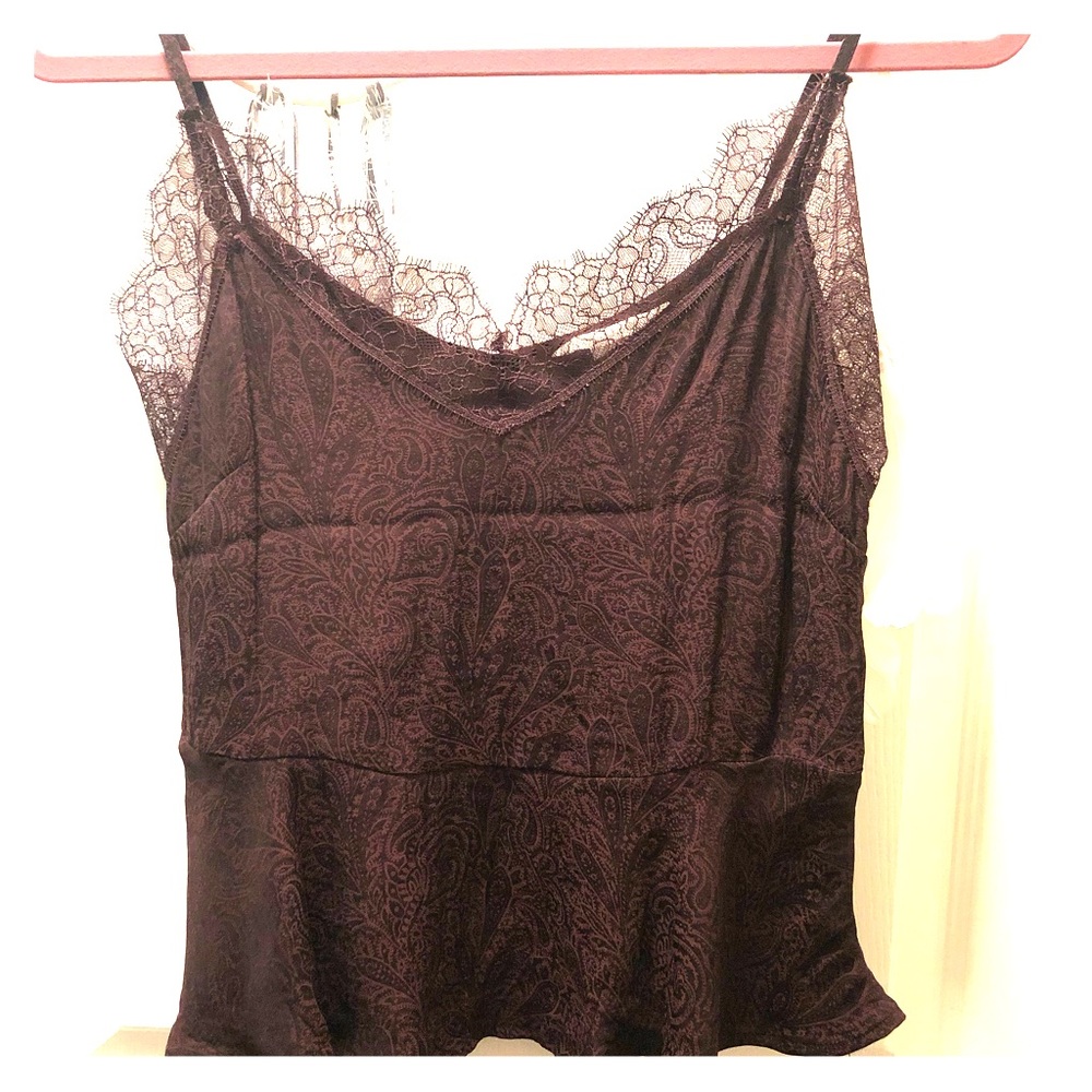 Silky lacy cami